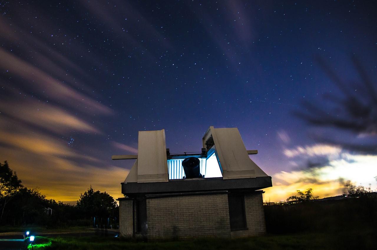 MHT telescope at Alston Observatory. Image credit: Mark Norris